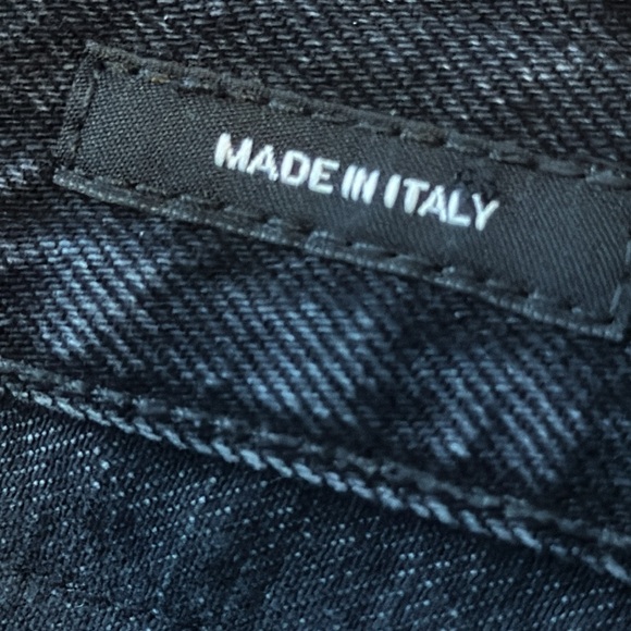 R13 Distressed Boyfriend Jean in Jake Black 24 - Picture 13 of 16